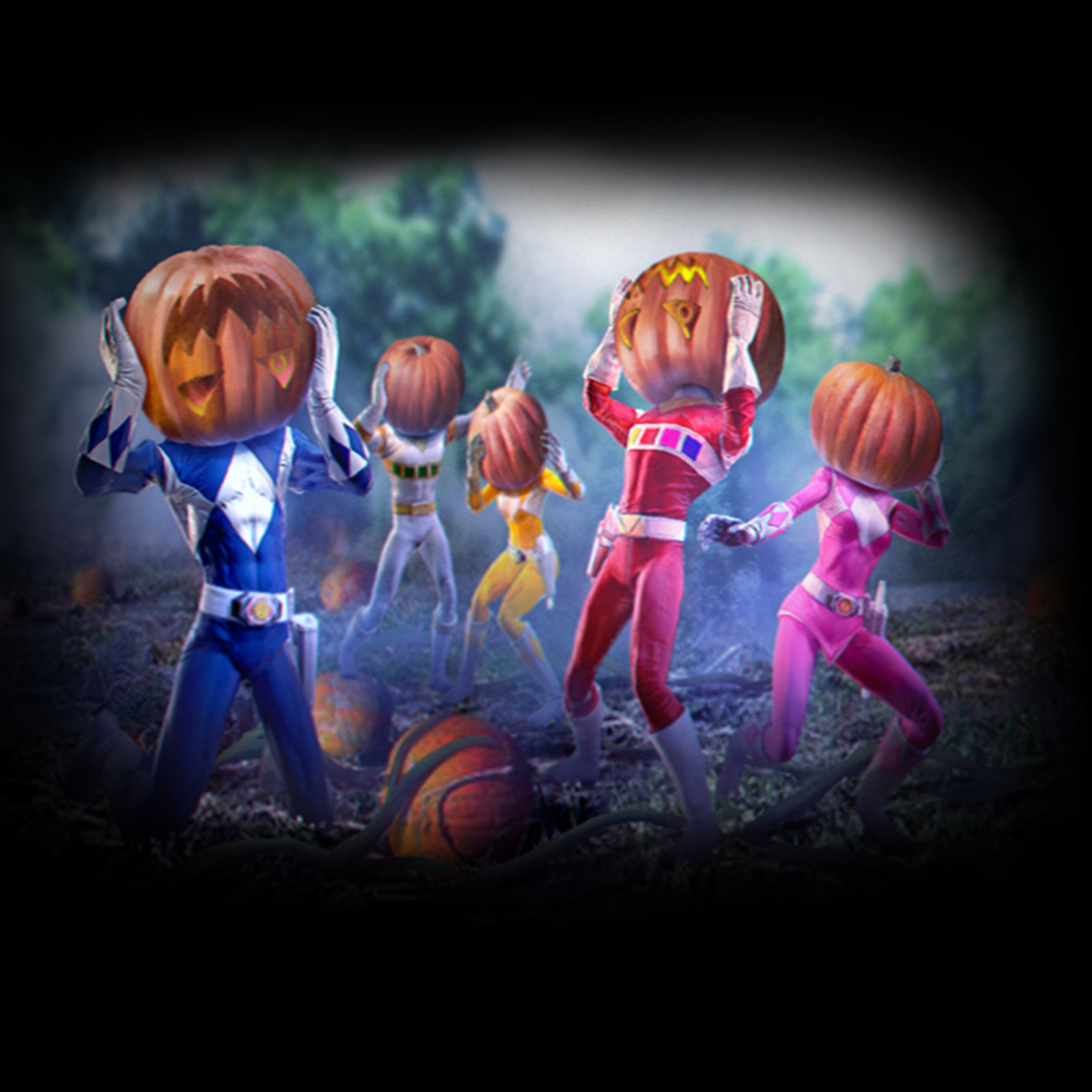 Pumpkin Pattern Power Ranger Power Rangers | Happy Halloween! (2020)